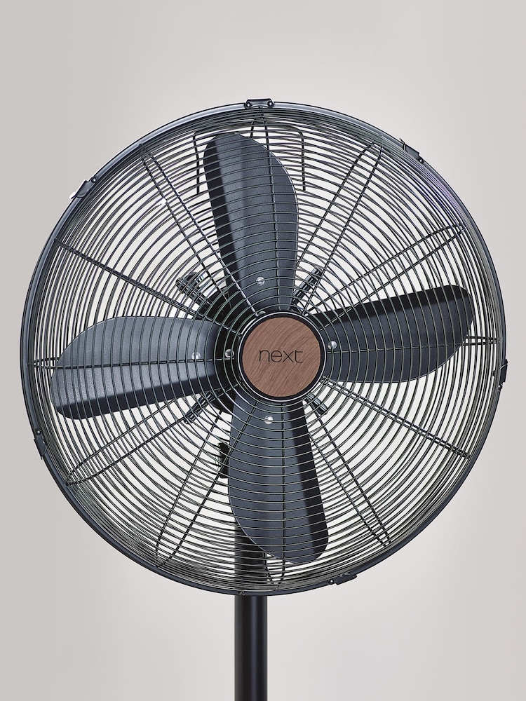 Black Bronx Pedestal Fan - Image 2 of 4