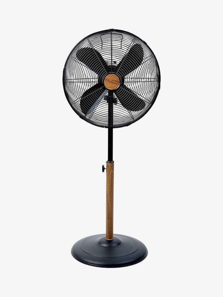 Black Bronx Pedestal Fan - Image 4 of 4