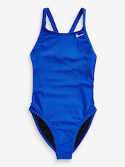 Nike Bright Blue Hydrastrong Solid Fastback Swimsuit - Image 1 of 1