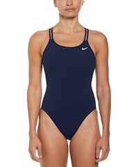 Синий - Nike купальник Hydrastrong Spiderback Performance - Image 3 of 9
