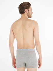 Calvin Klein Grey Classic Stretch Trunks 3 Pack Boxers - Image 3 of 6