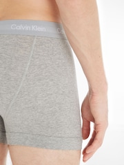 Calvin Klein Grey Classic Stretch Trunks 3 Pack Boxers - Image 4 of 6