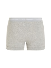 Calvin Klein Grey Classic Stretch Trunks 3 Pack Boxers - Image 6 of 6