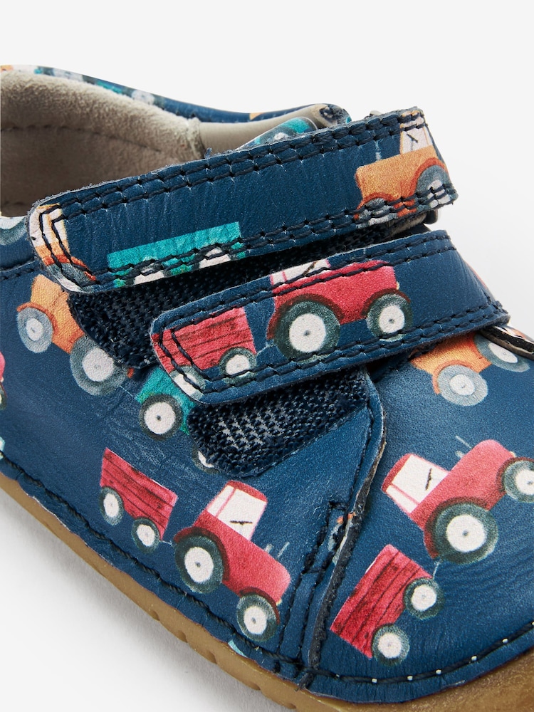Blue Wide Fit (G) Crawler Shoes - Image 4 of 4 Blue Wide Fit (G) Crawler Shoes - Image 4 of 4