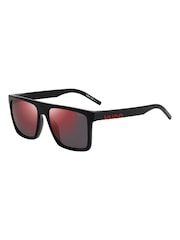 HUGO Black Rectangular Sunglasses - Image 1 of 3
