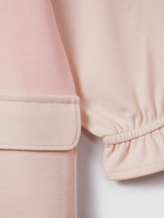 Reiss Pink Courtney 13-14 yrs Colourblock Jersey Dress - Image 4 of 4