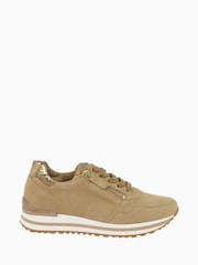 Gabor Nulon Caramel Suede Snake Trainers - Image 1 of 5