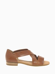 Gabor Sweetly Peanut Leather Sandals - Image 1 of 5