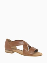Gabor Sweetly Peanut Leather Sandals - Image 2 of 5