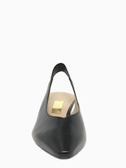 Gabor Heathcliff Black Leather Slingback Shoes - Image 4 of 5