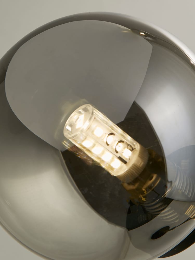 Searchlight Black Darcie 2 Light Floor Lamp - Image 2 of 4