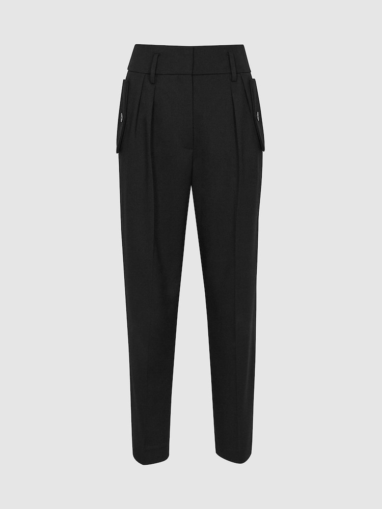 Reiss Brooklyn Pocket Front Tapered Trousers - Image 3 of 3 Reiss Brooklyn Pocket Front Tapered Trousers - Image 3 of 3
