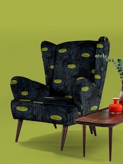 Orla Kiely Blue Alma Armchair - Image 1 of 4