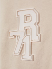 Reiss Ivory Colette 4-9 yrs Cotton Blend Logo Sweatshirt - Image 4 of 4