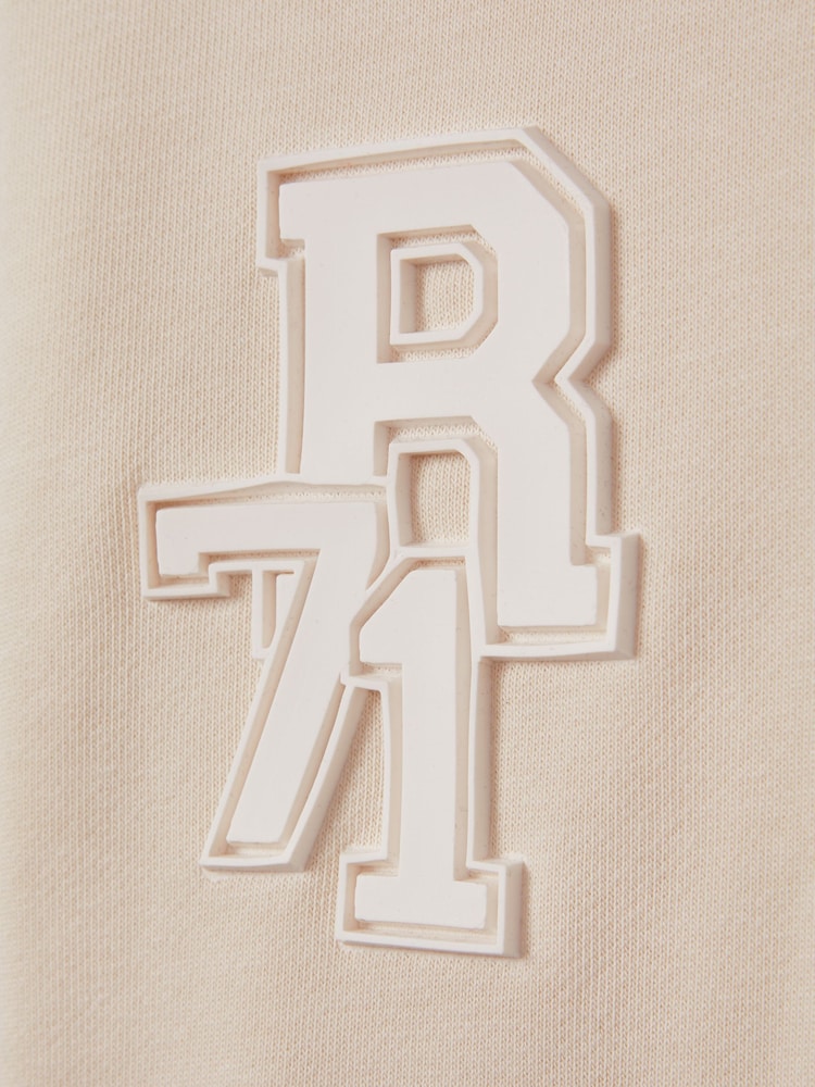 Reiss Ivory Colette 4-9 yrs Cotton Blend Logo Sweatshirt - Image 4 of 4