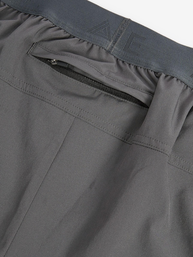 Grey 2-In-1 With Legging Active Gym & Running Shorts - Image 5 of 6