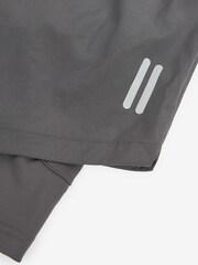 Siva 2-v-1 z legicami - Tekaška kratke hlače Active Gym & Running - Slika 6 iz 6