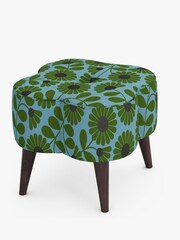 Orla Kiely Green Daisy Small Stool - Image 1 of 3