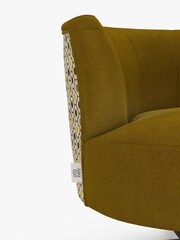Orla Kiely Yellow Lily Swivel Chair - Image 3 of 3
