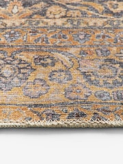 Ochre Yellow Elisabete Flatweave Oriental Rug - Image 4 of 5