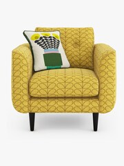 Orla Kiely Yellow Linden Armchair - Image 1 of 4