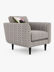 Orla Kiely Grey Linden Armchair - Image 2 of 4