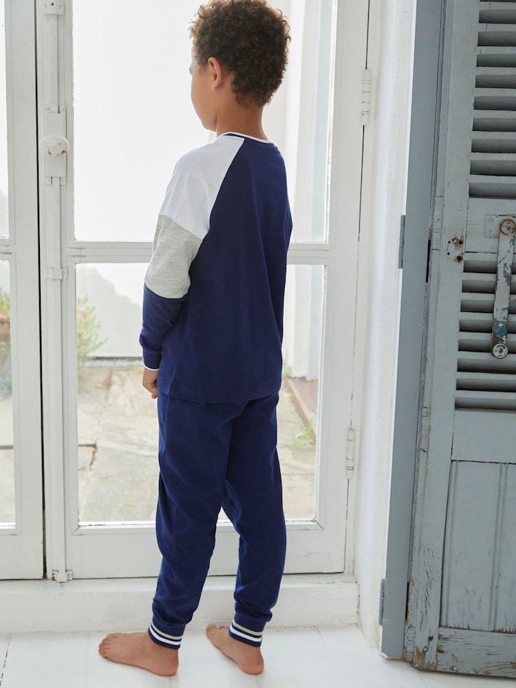 أزرق - حزمة من 3 بيجامات قطن 100% (3-16 سنة) - Image 8 of 15