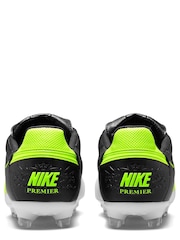 Nike White Adults Premier 3 FG Mens Football Boots - Image 6 of 11
