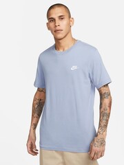 Nike Slate Grey Club T-Shirt - Image 1 of 9