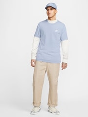 Nike Slate Grey Club T-Shirt - Image 2 of 9