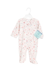 aden + anais Comfort Knit Perennial Body mit Füßen, Pink - Bild 3 von 3