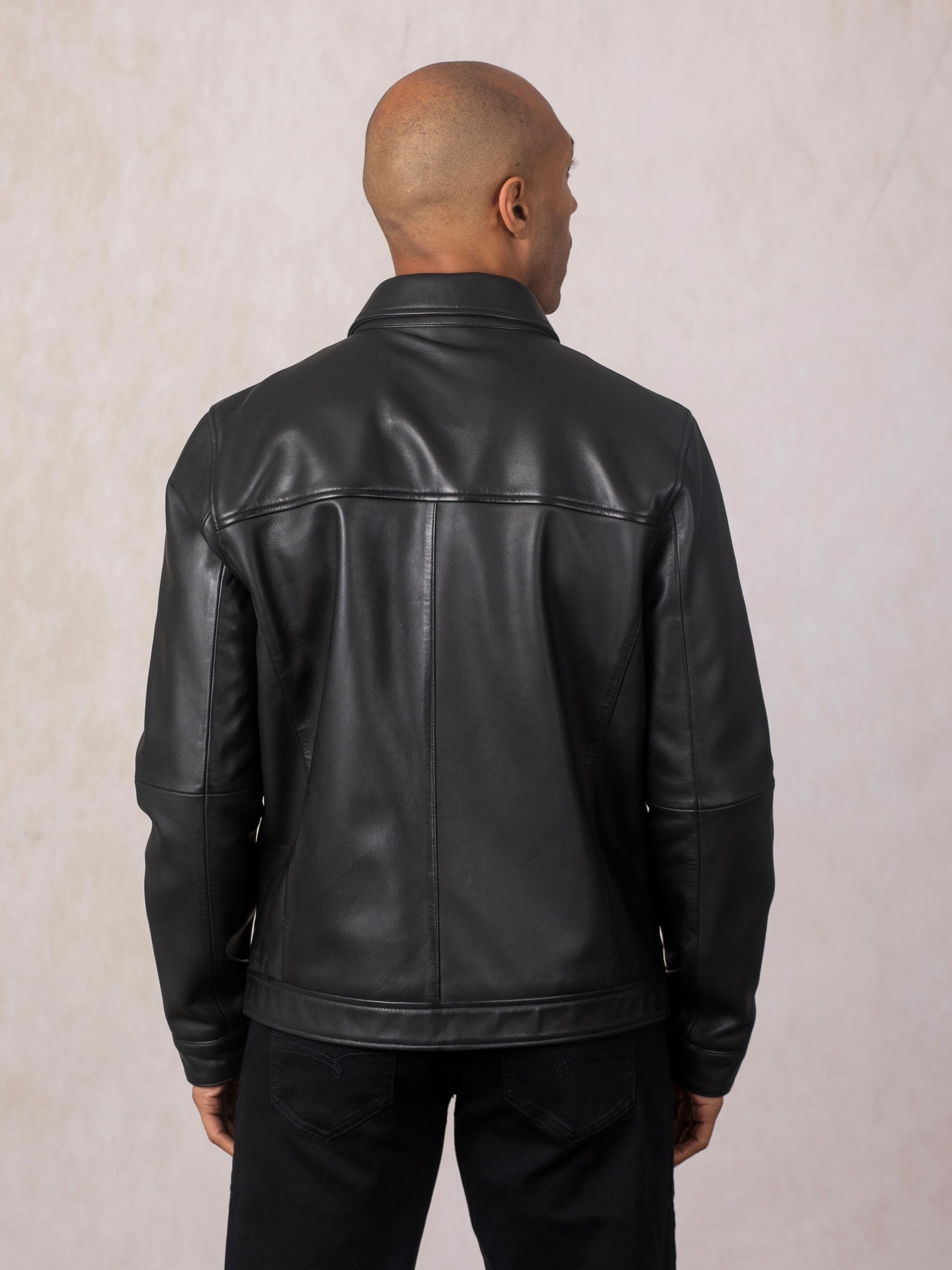 【完売品！】値下げ交渉可能RADIANT らんくん leather jacket Buy Lakeland Leather Black Renwick Collared Leather Jacket from
