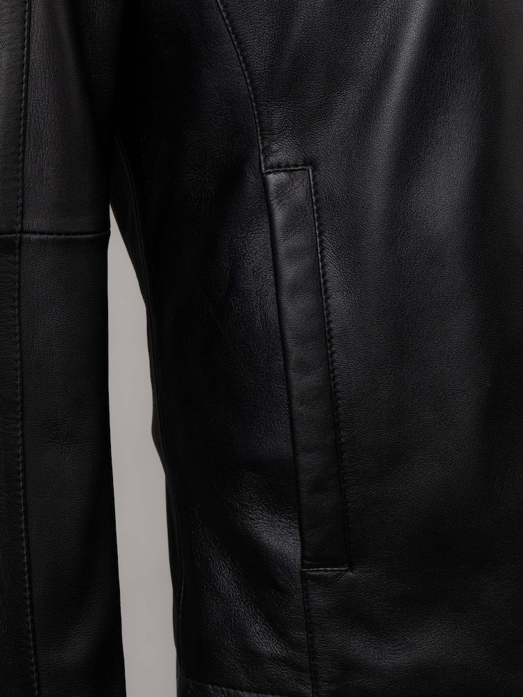 Lakeland Leather Black Preston Leather Jacket - Image 16 of 16