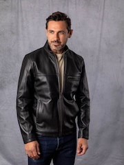 Lakeland Leather Black Preston Leather Jacket - Image 4 of 16