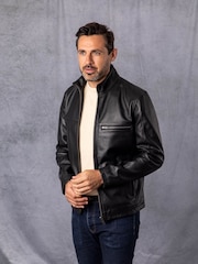 Lakeland Leather Black Preston Leather Jacket - Image 6 of 16