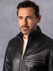 Lakeland Leather Black Preston Leather Jacket - Image 7 of 16