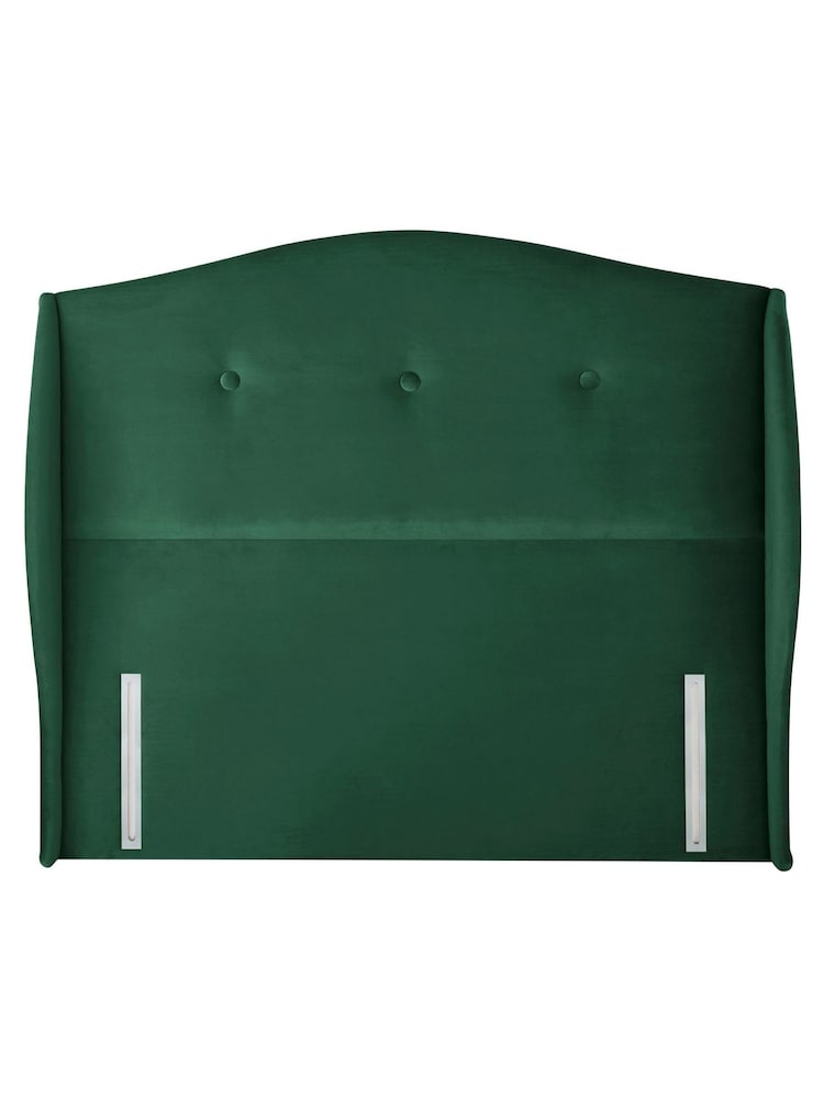 Silentnight Rainforest Green Camden Luxury Velvet Headboard - Image 1 of 3