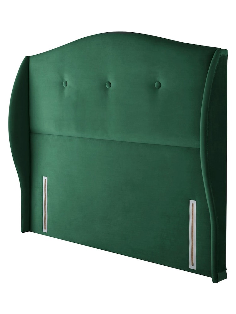 Silentnight Rainforest Green Camden Luxury Velvet Headboard - Image 2 of 3