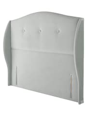 Silentnight Silver Camden Luxury Velvet Headboard - Image 2 of 3