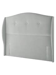 Silentnight Silver Camden Luxury Velvet Headboard - Image 3 of 3