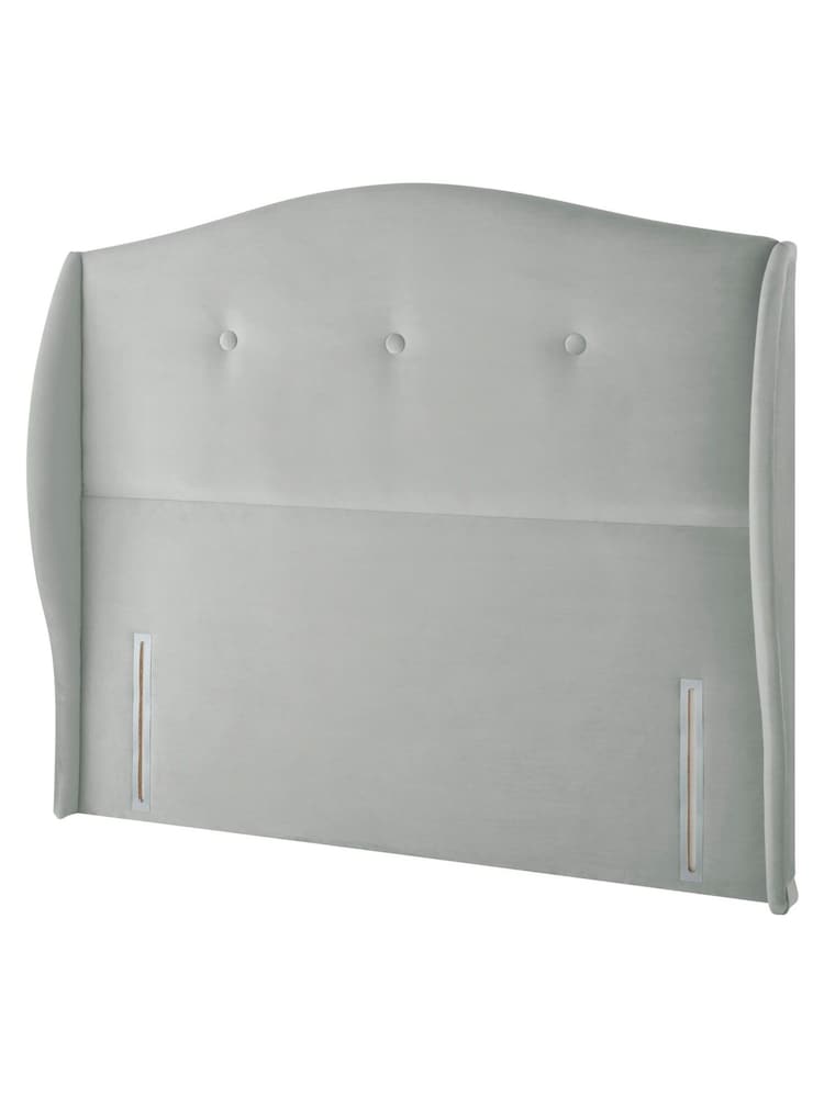 Silentnight Silver Camden Luxury Velvet Headboard - Image 3 of 3