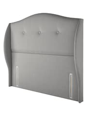 Silentnight Slate Grey Camden Woven Headboard - Image 2 of 3