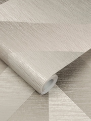 Graham & Brown Beige Atelier Geo 10M Wallpaper - Image 2 of 3