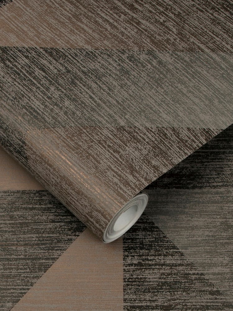 Graham & Brown Brown Atelier Geo 10M Wallpaper - Image 2 of 3