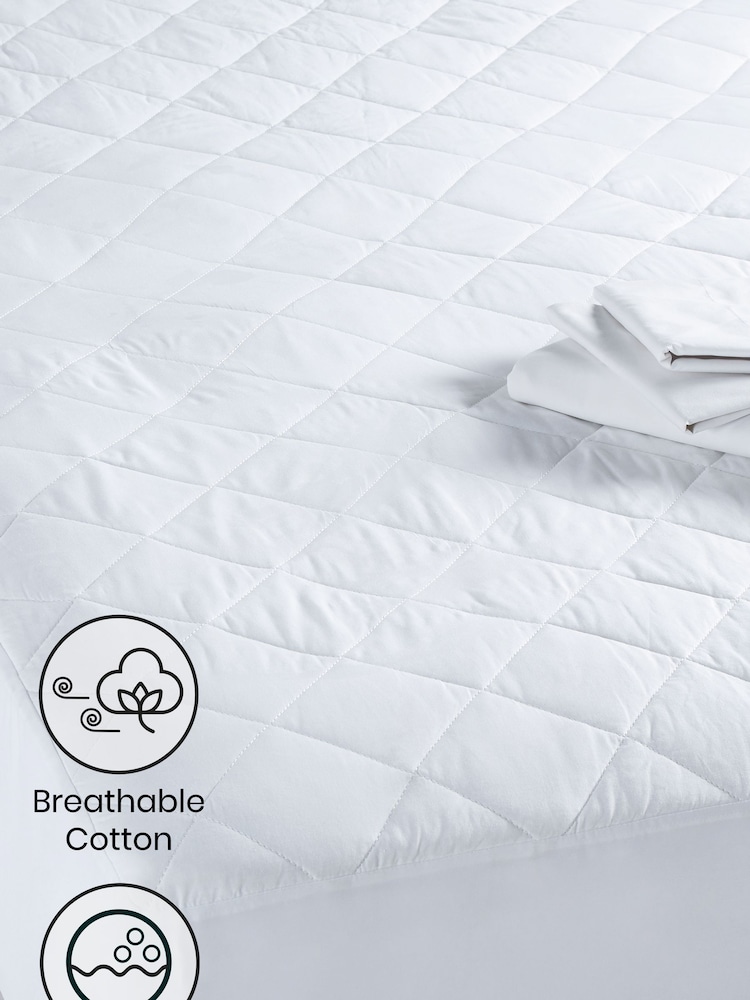 Extra Deep Mattress Fresh 100% Cotton Pillow Protector - Image 1 of 2