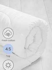 4.5 Tog Breathable Cotton Duvet - Image 2 of 2