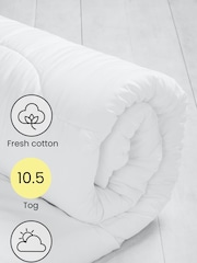 10.5 Tog Breathable Cotton Duvet - Image 2 of 2
