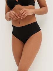 Black High Rise High Leg Lace Knickers 4 Pack - Image 4 of 5