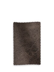 Set of 2 Monza Faux Leather Peppercorn Brown Hamilton Black Leg Quilted Dining Chairs - Image 9 of 9