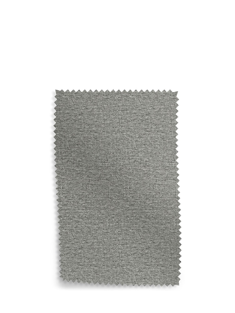 Set of 2 Tweedy Chenille Mid Grey Milford Dining Chairs - Image 8 of 8
